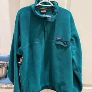 Patagonia Teal Synchilla Fleece Pullover
